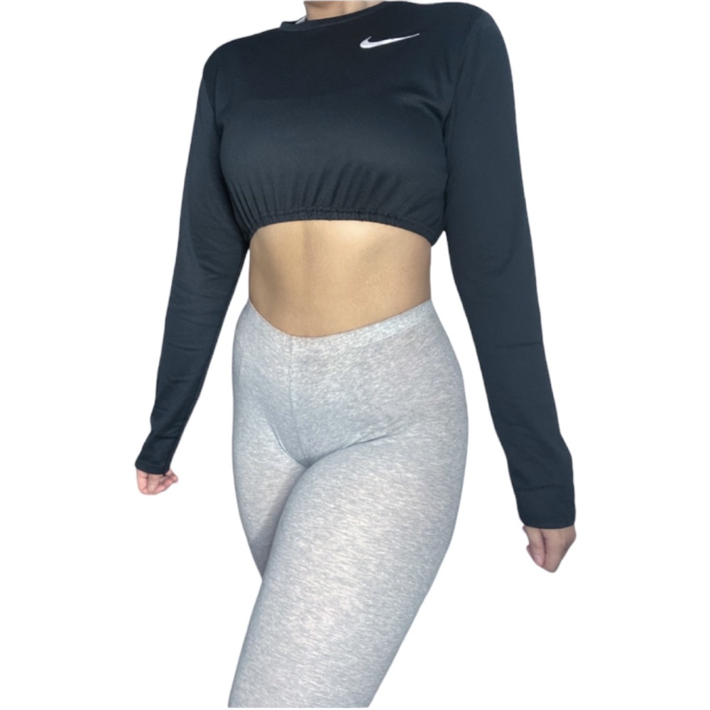 Nike Black Crop Top